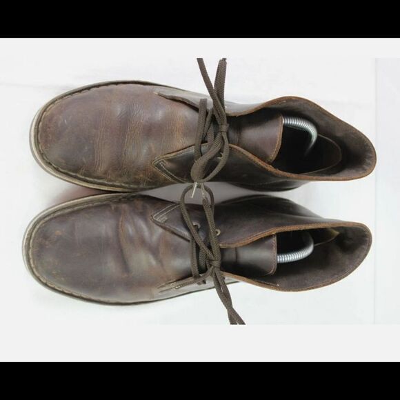 CLARKS Original Desert Boot Chukka men Brown Leather Lace Distressed 9. main image 7